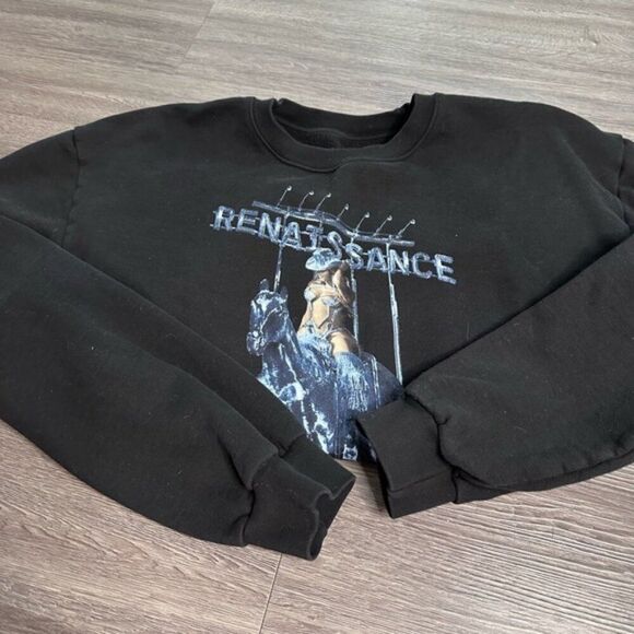 Beyonce Renaissance World Tour 2023 Black Crewneck Sweatshirt Official XXL - Picture 4 of 5